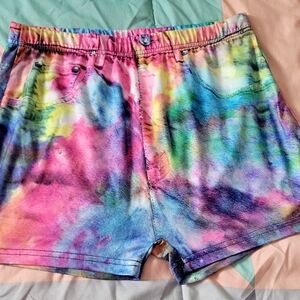 NEW! Tie-Dye Multicolor Casual Shorts